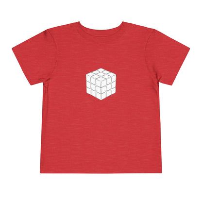 3x3 Doodle  - Rubik's Cube Art Toddler Short Sleeve T-Shirt