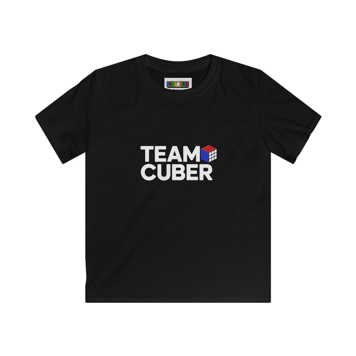 Team Cuber  - Rubik's Cube Art Kids Softstyle Tee