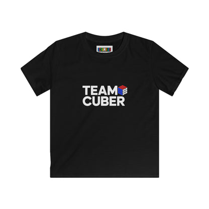 Team Cuber  - Rubik's Cube Art Kids Softstyle Tee