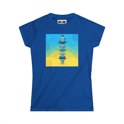 Happy Landing - Trick Shot Art  Women's Softstyle T-Shirt