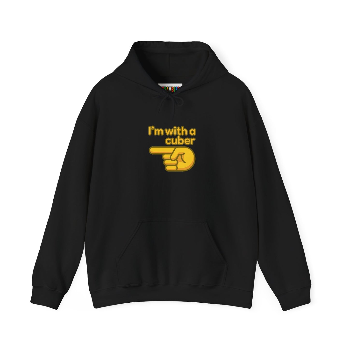 I'm With A Cuber Unisex Heavy Blend™ Hooded Sweatshirt