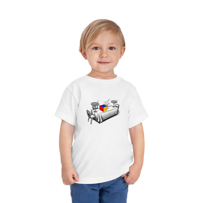 Square 1 Comp Day - Rubik's Cube Art  Toddler Short Sleeve T-Shirt