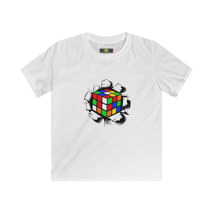 Crashing Out - Rubiks Cube Kids Softstyle Tee