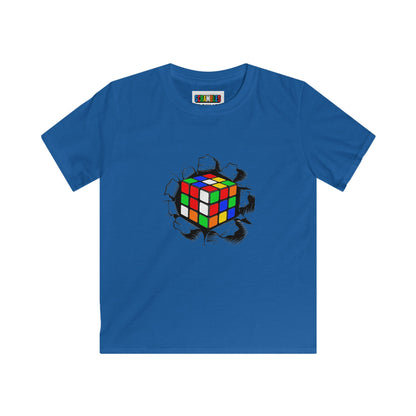 Crashing Out - Rubiks Cube Kids Softstyle Tee