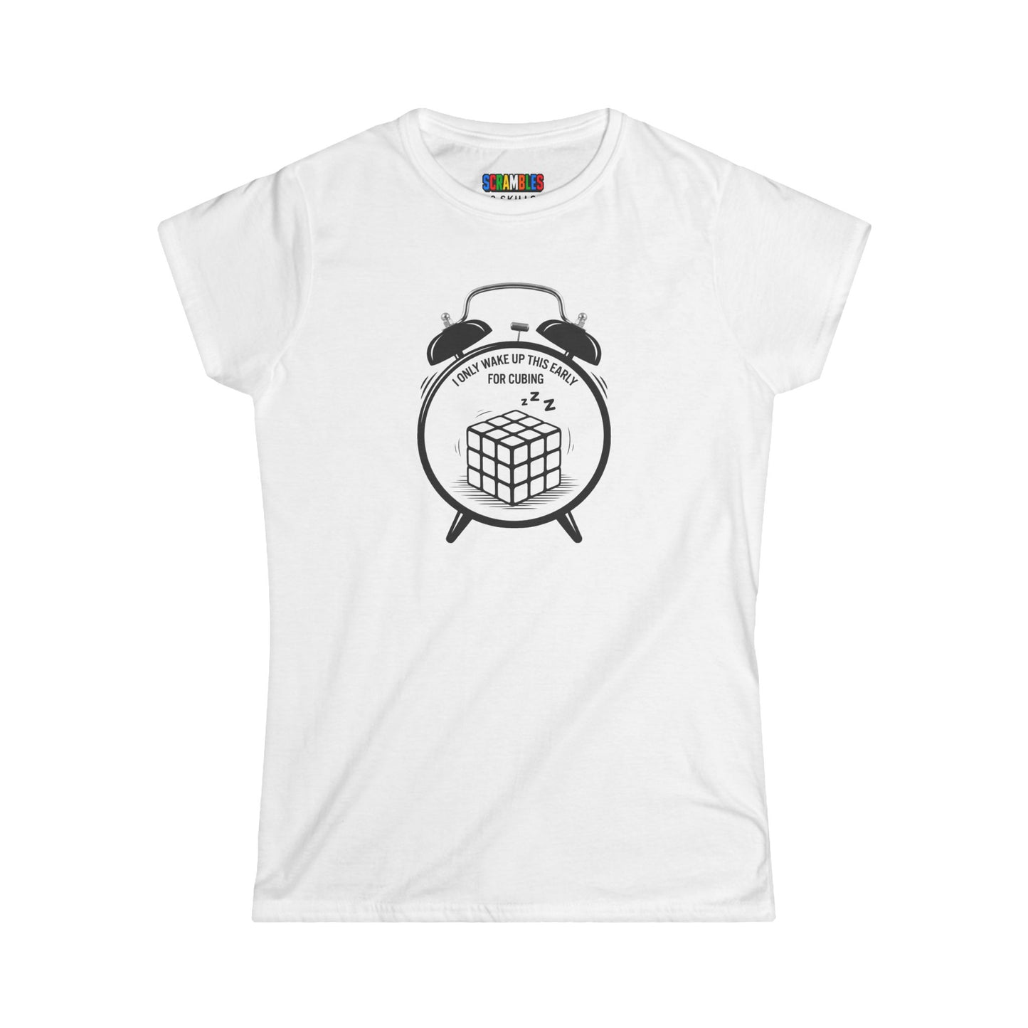 Wake Up - Cube Art Women's Softstyle T-Shirt