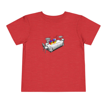 3x3 Multi Blind Comp Day - Rubik's Cube Art  Toddler Short Sleeve T-Shirt