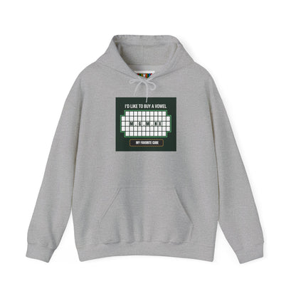Megaminx Vowel - Rubik's Cube Art Unisex Heavy Blend™ Hooded Sweatshirt