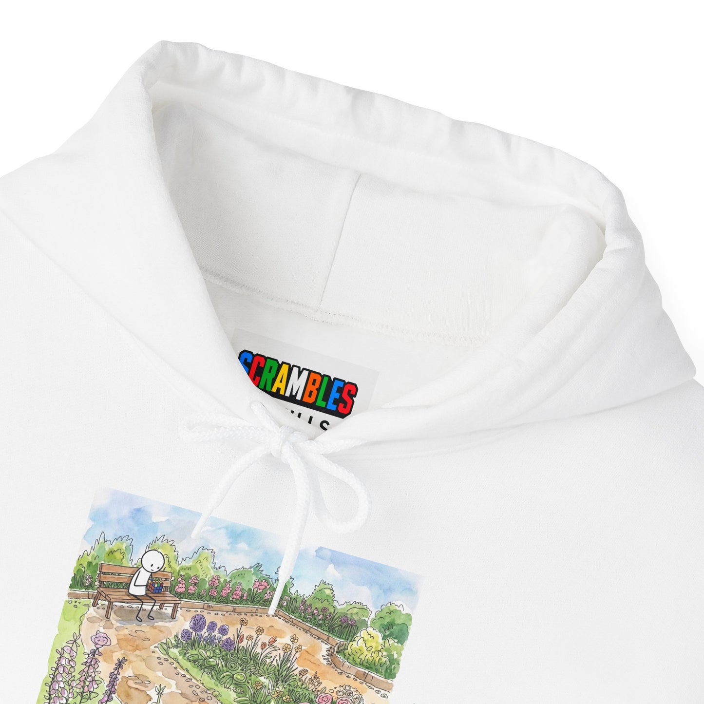 Garden Watercolor  Unisex Heavy Blend™ Hooded Sweatshirt