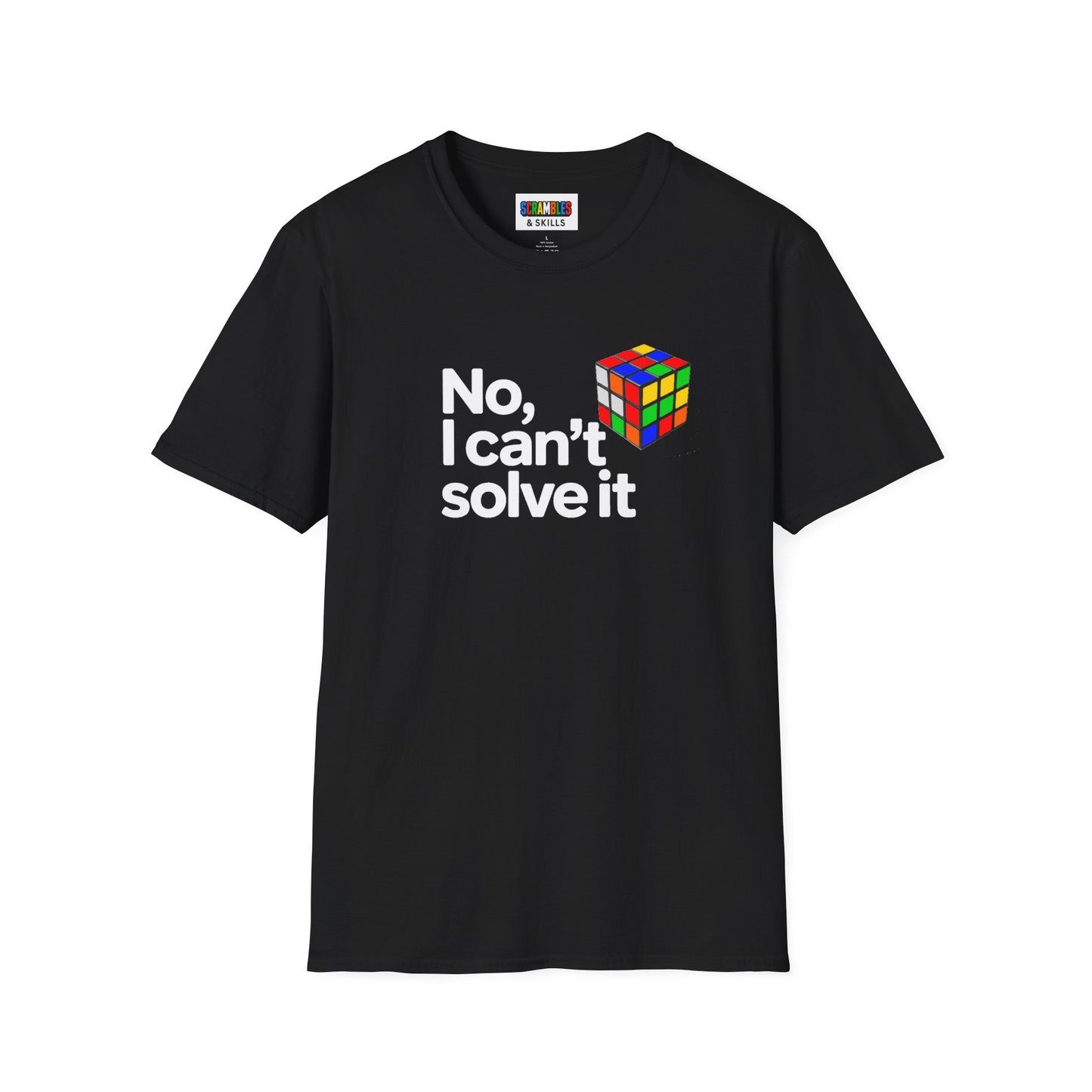 No, I Can't Solve It Unisex Graphic Softstyle T-Shirt