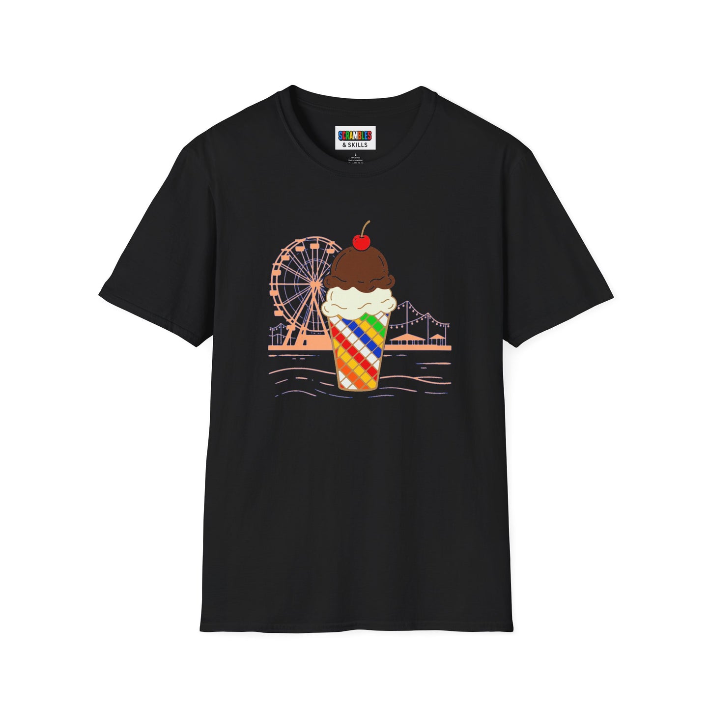 Rubik's Cube Shirt - Sweet Solves Unisex Graphic Softstyle T-Shirt| Fun Cubing Tee