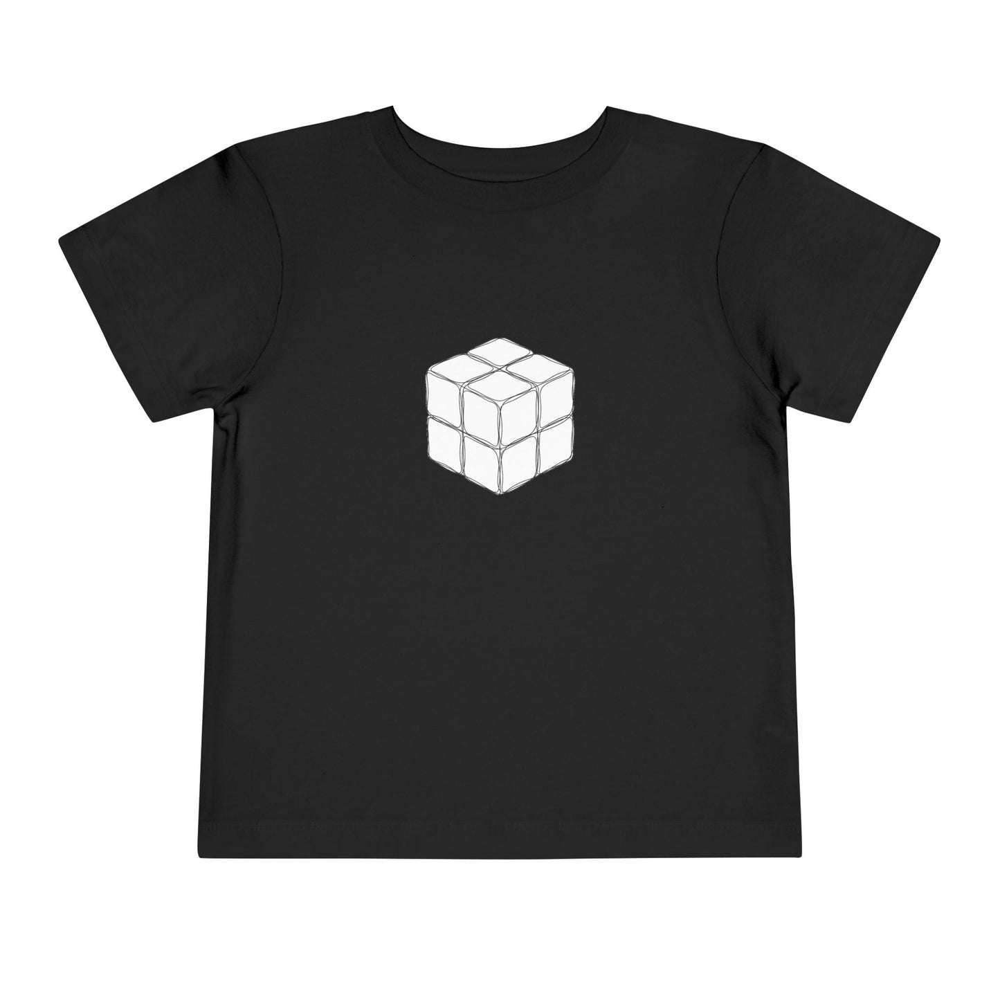2x2 Doodle  - Rubik's Cube Art Toddler Short Sleeve T-Shirt