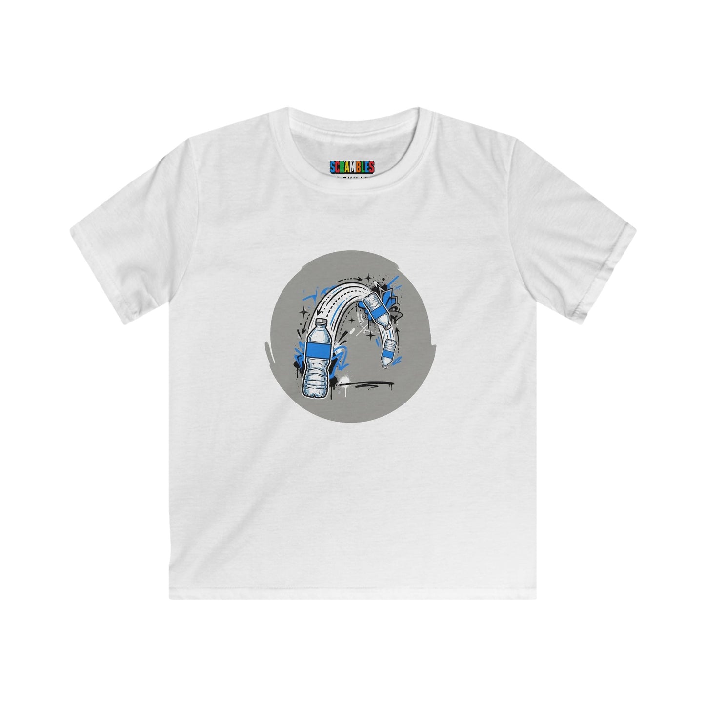 Street Flip - Trick Shot Kids Softstyle Tee