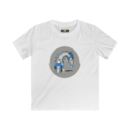 Street Flip - Trick Shot Kids Softstyle Tee