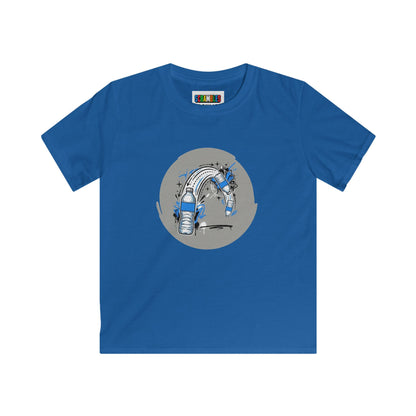 Street Flip - Trick Shot Kids Softstyle Tee