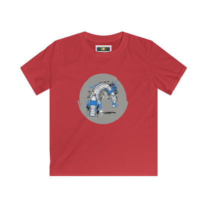 Street Flip - Trick Shot Kids Softstyle Tee