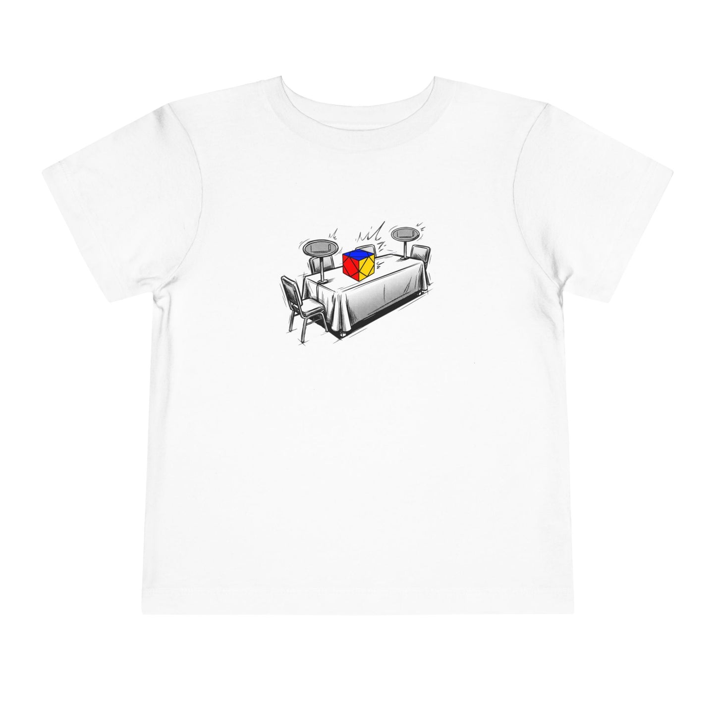 Skewb Comp Day - Rubik's Cube Art  Toddler Short Sleeve T-Shirt