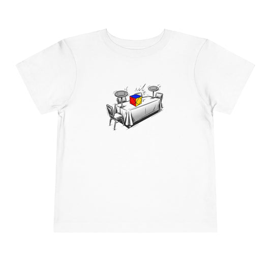 Skewb Comp Day - Rubik's Cube Art  Toddler Short Sleeve T-Shirt