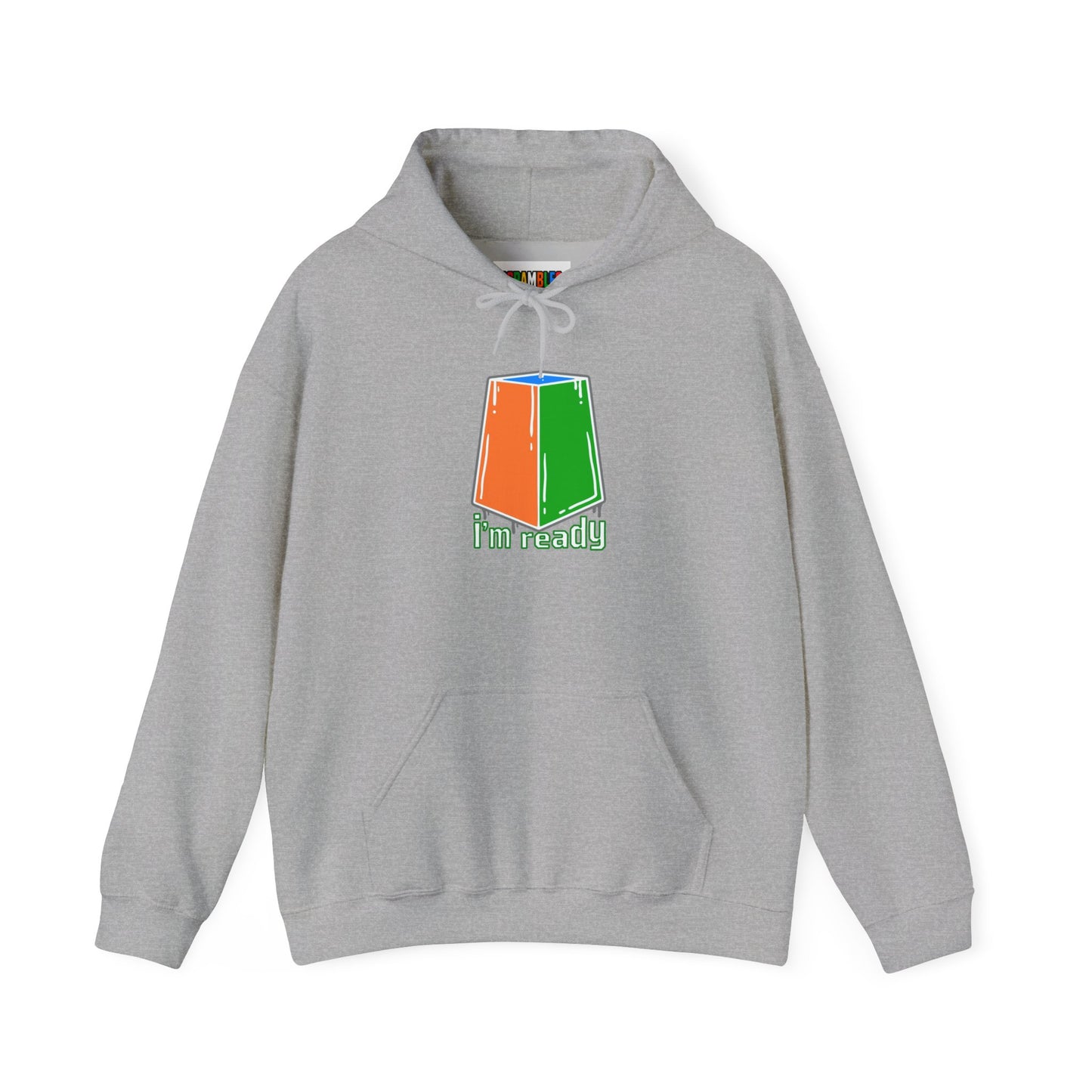 I'm Ready Rubiks Cube Art Unisex Heavy Blend™ Hooded Sweatshirt