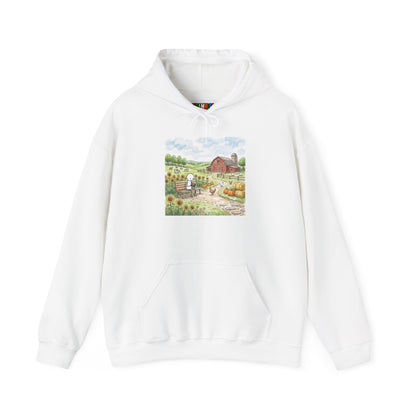 Farm Watercolor Unisex Heavy Blend™ Hooded Sweatshirt