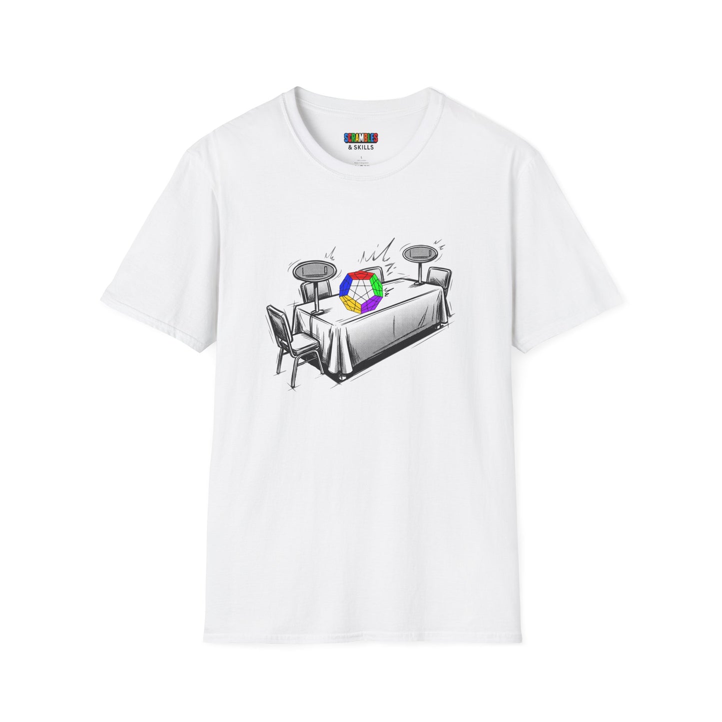 Megaminx Comp Day - Rubik's Cube Art Unisex Graphic Softstyle T-Shirt