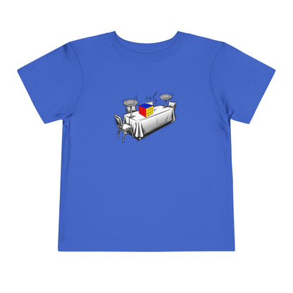 Square 1 Comp Day - Rubik's Cube Art  Toddler Short Sleeve T-Shirt