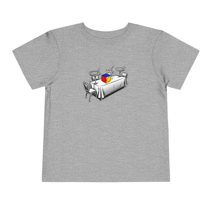 Skewb Comp Day - Rubik's Cube Art  Toddler Short Sleeve T-Shirt