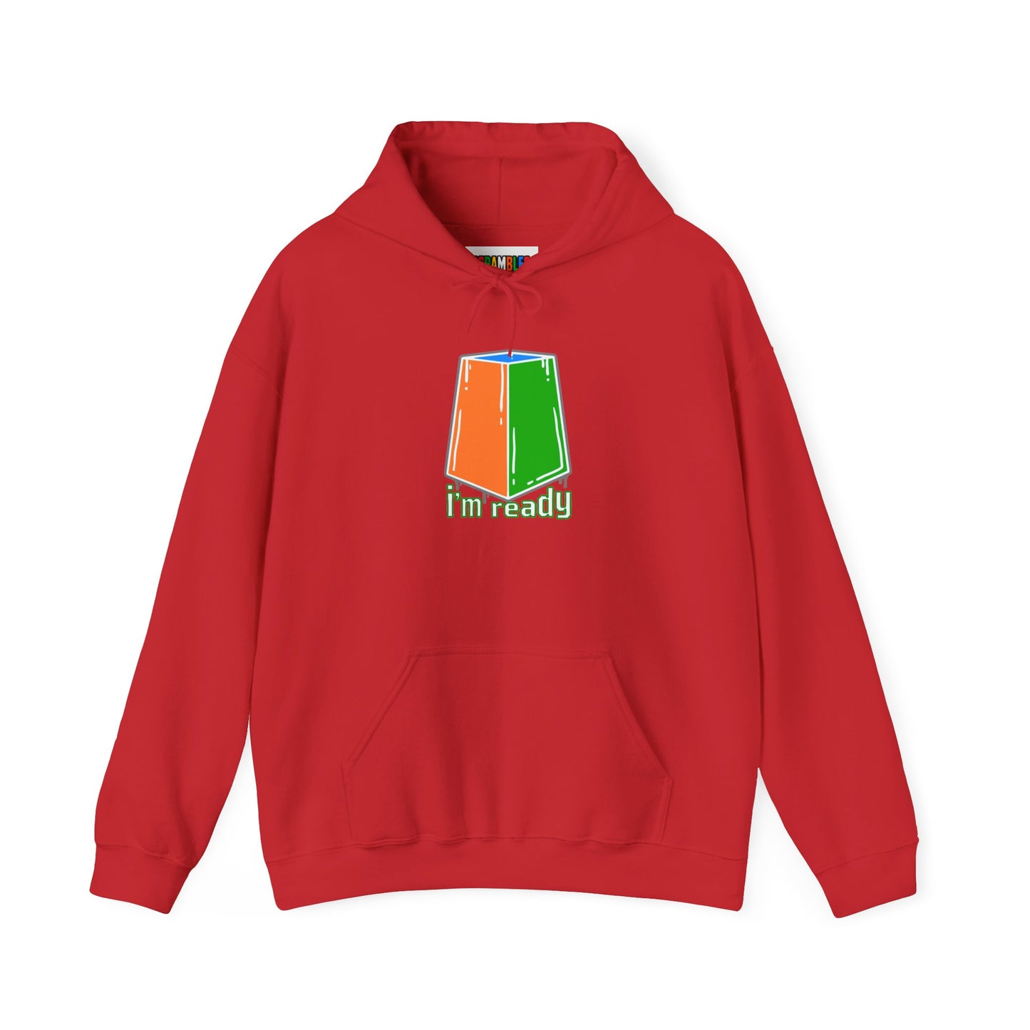 I'm Ready Rubiks Cube Art Unisex Heavy Blend™ Hooded Sweatshirt