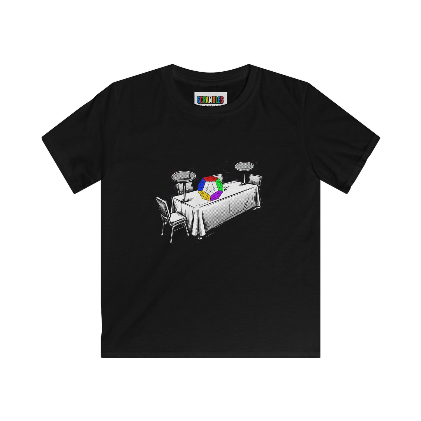 Megaminx Comp Day - Rubik's Cube Art Kids Softstyle Tee