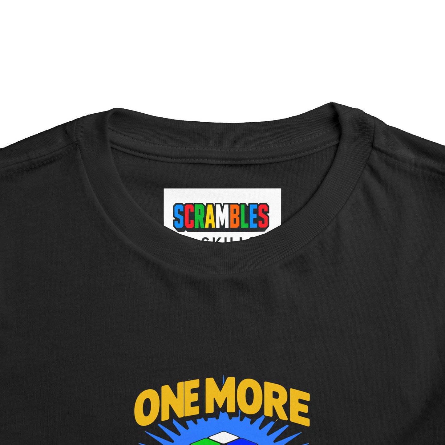 One More Solve - Rubiks Cube Toddler Short Sleeve T-Shirt