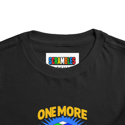 One More Solve - Rubiks Cube Toddler Short Sleeve T-Shirt