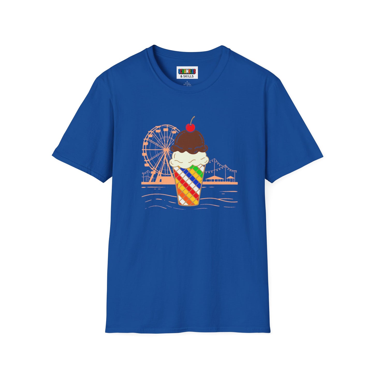 Rubik's Cube Shirt - Sweet Solves Unisex Graphic Softstyle T-Shirt| Fun Cubing Tee