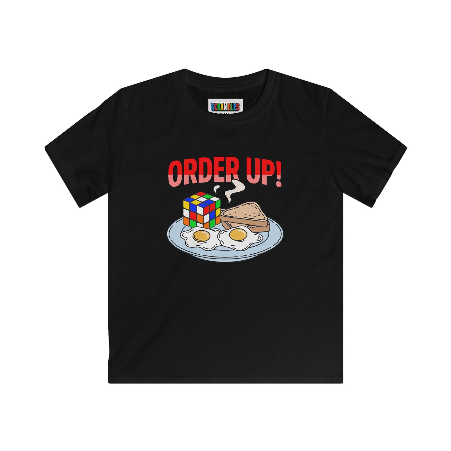 Rubiks' Cube Shirt - Order Up Kids Softstyle Tee| Fun Cubing Tee