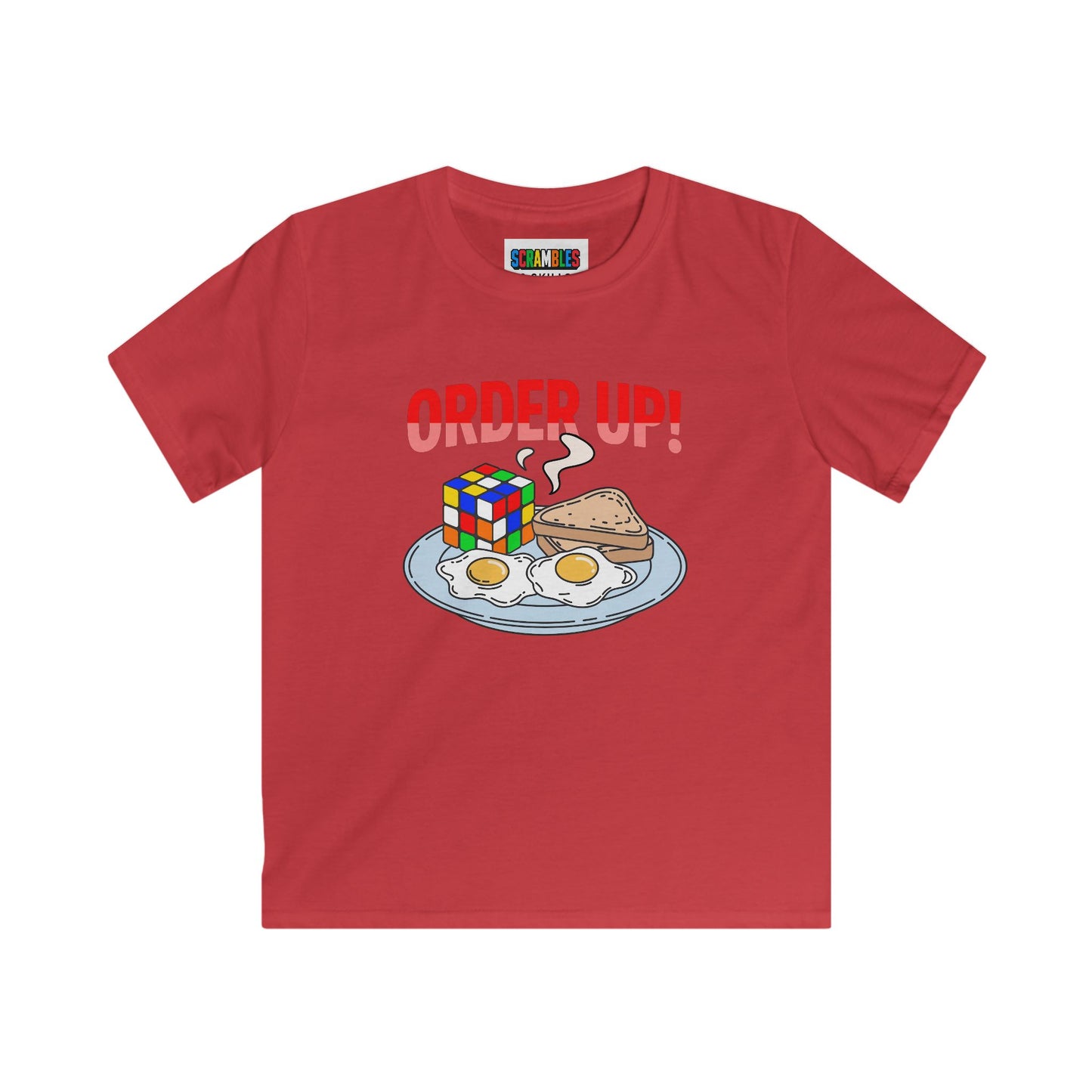 Rubiks' Cube Shirt - Order Up Kids Softstyle Tee| Fun Cubing Tee