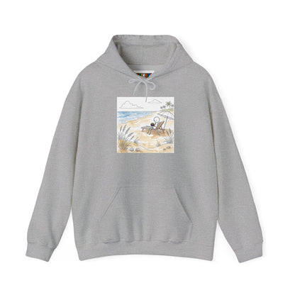 Beach Watercolor Unisex Heavy Blend™ Hooded Sweatshirt