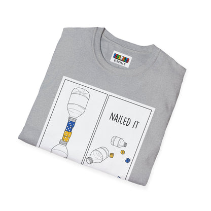 Nailed It Trick shot Unisex Graphic Softstyle T-Shirt