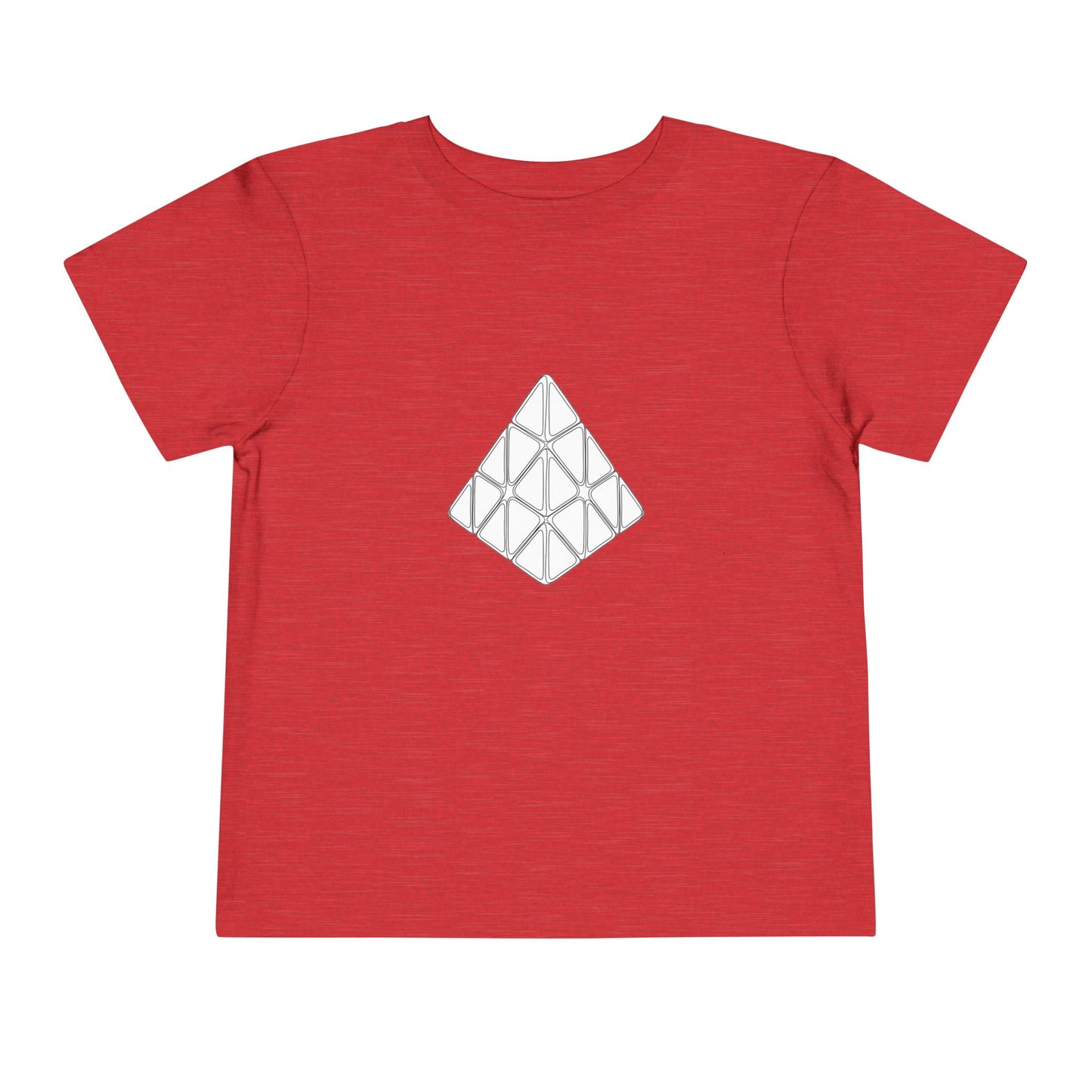 Pyraminx Doodle  - Rubik's Cube Art Toddler Short Sleeve T-Shirt