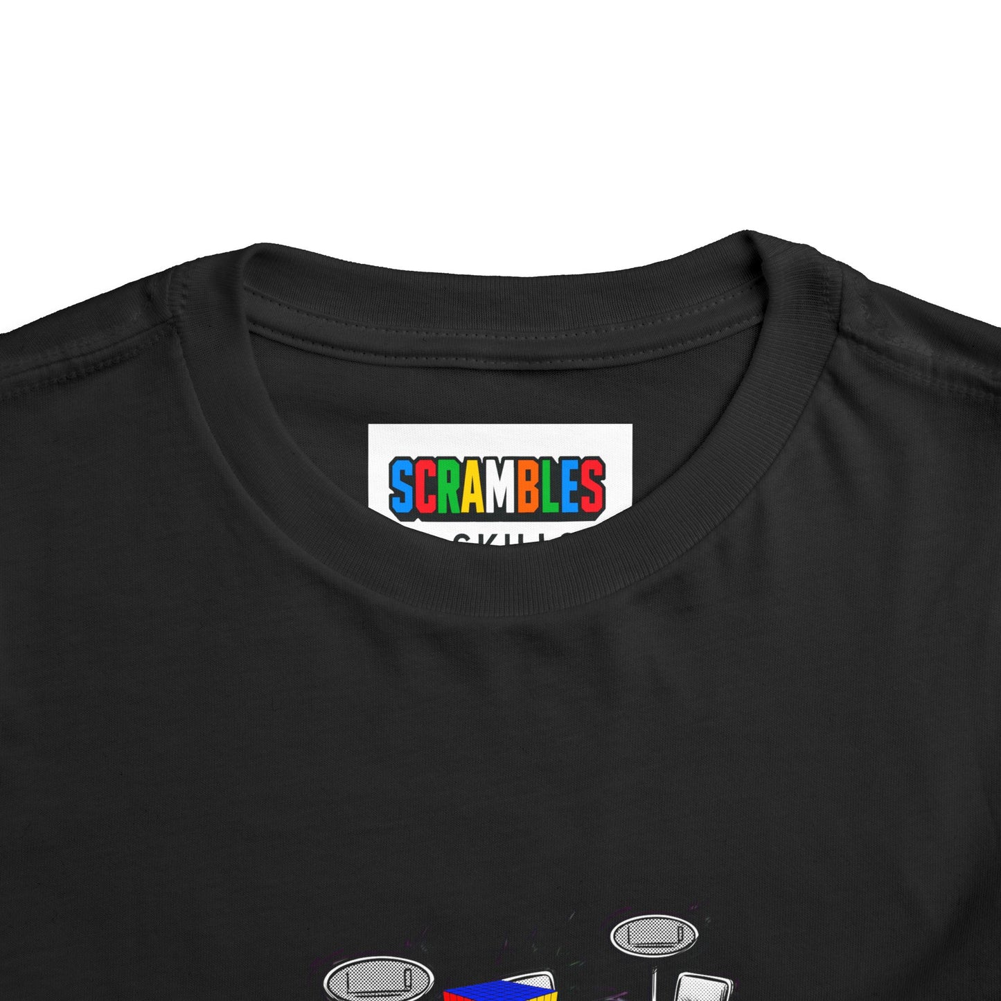 7x7 Comp Day  - Rubik's Cube Art Toddler Short Sleeve T-Shirt