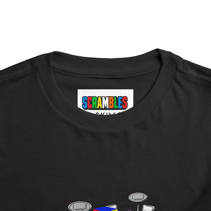 7x7 Comp Day  - Rubik's Cube Art Toddler Short Sleeve T-Shirt