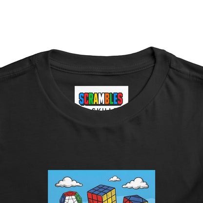 Daydream Solves - Rubik's Cube Art  Toddler Short Sleeve T-Shirt