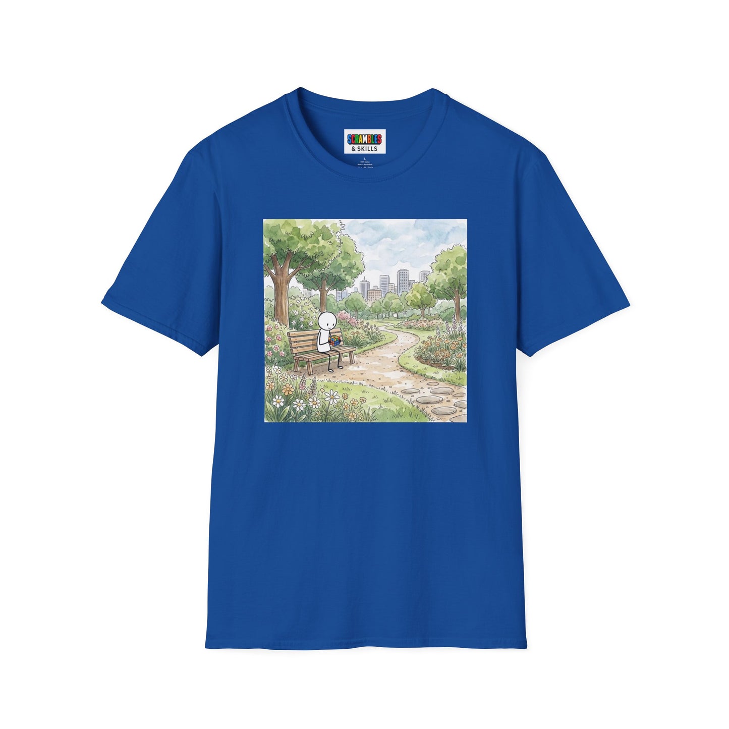 City Park Watercolor Unisex Graphic Softstyle T-Shirt