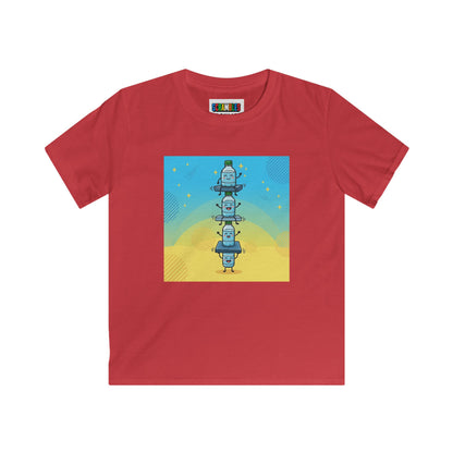 Happy Landing - Trick Shot Kids Softstyle Tee