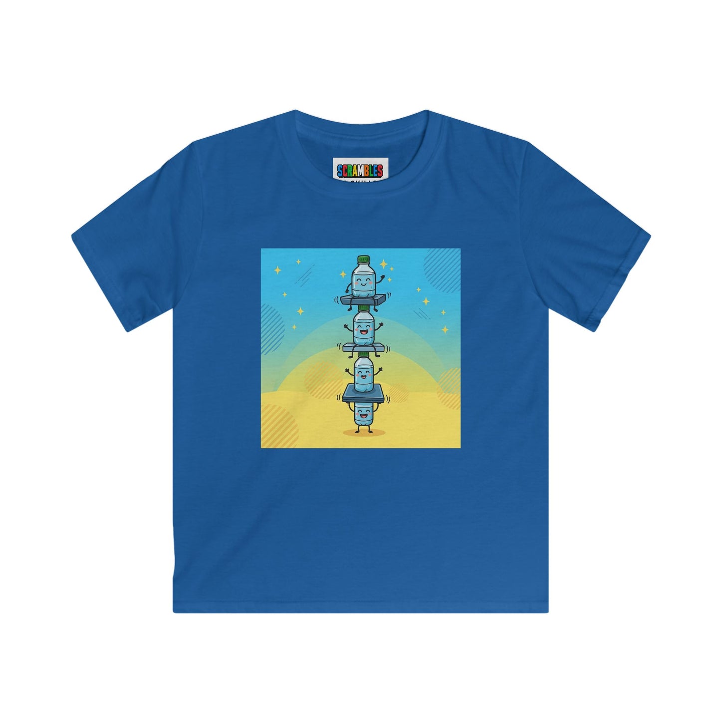 Happy Landing - Trick Shot Kids Softstyle Tee