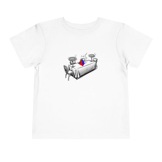 Pyraminx Comp Day - Rubik's Cube Art  Toddler Short Sleeve T-Shirt
