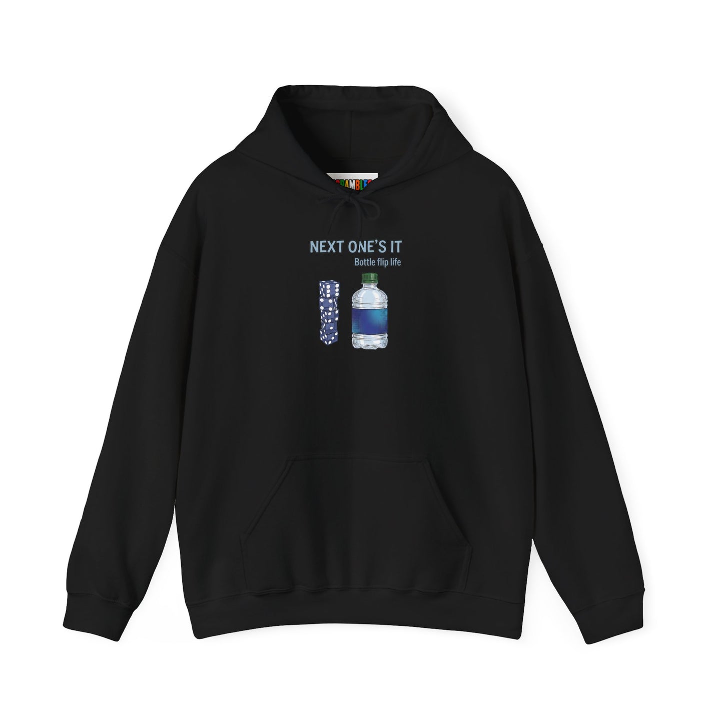 Next One's It Bottle Flip Art Unisex Heavy Blend™ Hooded Sweatshirt