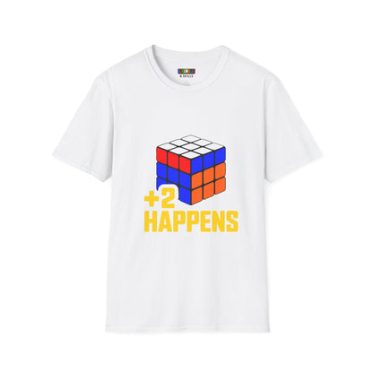 +2 Happens Unisex Graphic Softstyle T-Shirt