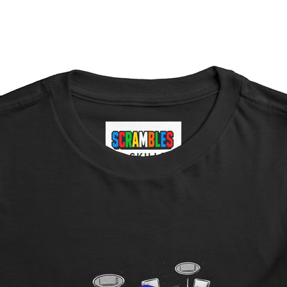 3x3 Comp Day  - Rubik's Cube Art Toddler Short Sleeve T-Shirt