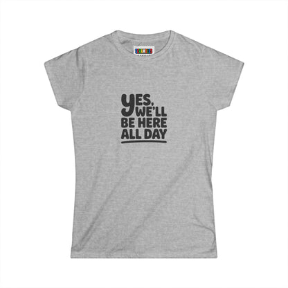 All Day - Cubing Women's Softstyle T-Shirt