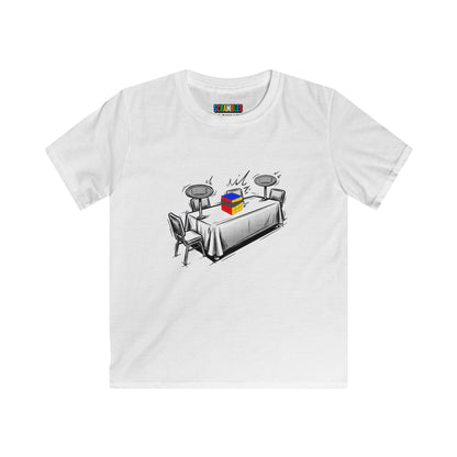 3x3 Blind Comp Day Kids - Rubik's Cube Art  Softstyle Tee