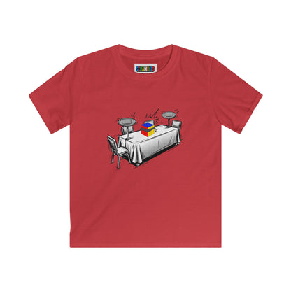 3x3 Blind Comp Day Kids - Rubik's Cube Art  Softstyle Tee