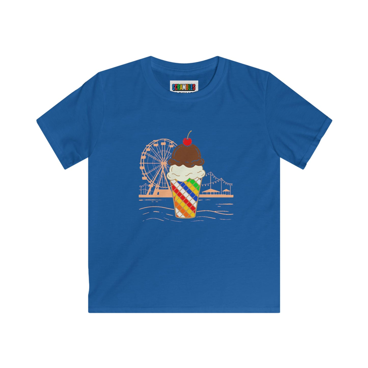 Rubik's Cube Shirt - Sweet Solves Kids Softstyle Tee| Fun Cubing Tee